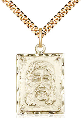 14kt Gold Filled Holy Face Medal Catholic Jewelry