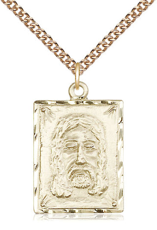 14kt Gold Filled Holy Face Medal Catholic Jewelry