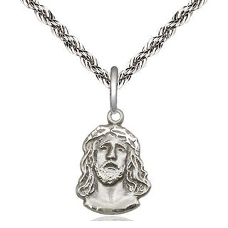 Sterling Silver Ecce Homo Medal Religious and Catholic Jewelry