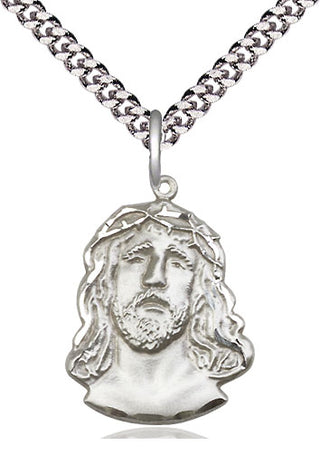Sterling Silver Ecce Homo Medal Religious Jewelry