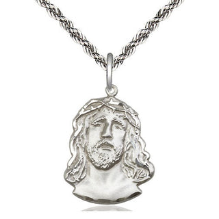 Sterling Silver Ecce Homo Medal Religious Jewelry
