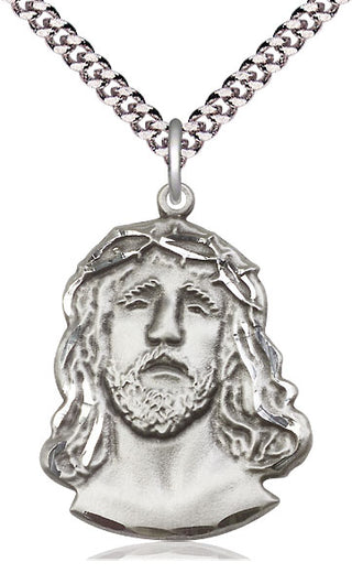 Sterling Silver Ecce Homo Medal Catholic Jewelry