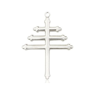 Sterling Silver Maronite Cross Medal