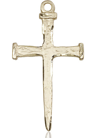 14kt Gold Nail Cross Medal