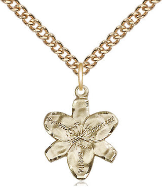 14kt Gold Filled Chastity Medal Religious Jewelry
