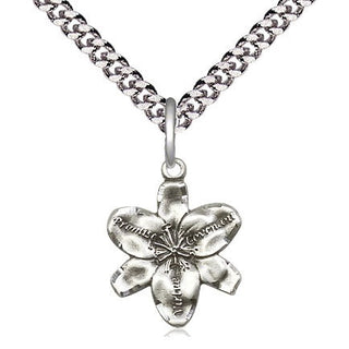 Sterling Silver Chastity Medal Religious Jewelry
