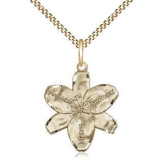 14kt Gold Filled Chastity Medal Catholic Jewelry