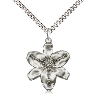 Sterling Silver Chastity Medal Catholic Jewelry