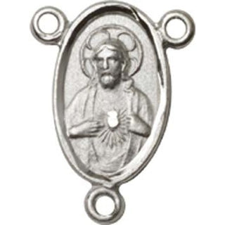 Sterling Silver Scapular Rosary Center