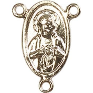 Gold Plate Scapular Rosary Center Rosary Center