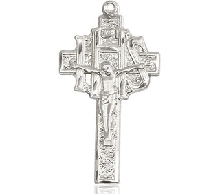 Sterling Silver Crucifix-IHS Medal
