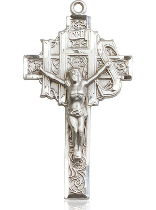 Sterling Silver Crucifix Medal