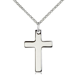 Sterling Silver Cross Medal Religious Jewelry