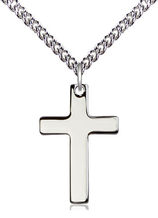 Sterling Silver Cross Medal Religious Jewelry