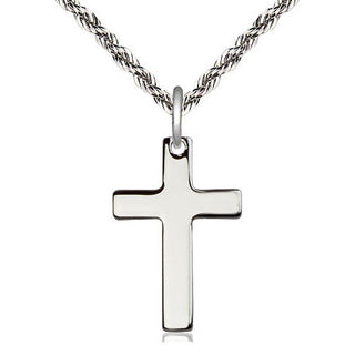 Sterling Silver Cross Medal Religious Jewelry