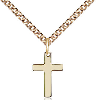 14kt Gold Filled Cross Medal Religious and Catholic Jewelry