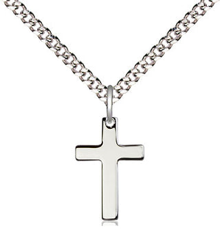 Sterling Silver Cross Medal Religious and Catholic Jewelry