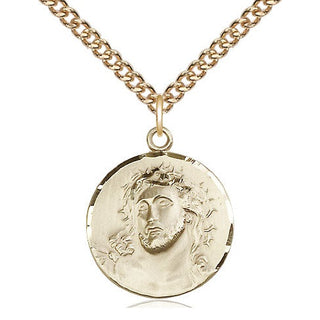 14kt Gold Filled Ecce Homo Medal Religious Jewelry