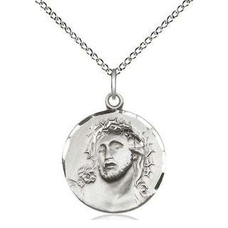 Sterling Silver Ecce Homo Medal Religious Jewelry