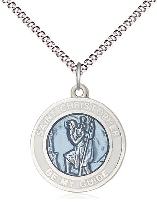 Sterling Silver Saint Christopher Medal Religious Jewelry