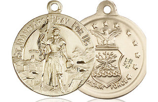 14kt Gold Saint Joan of Arc Air Force Medal