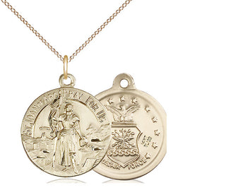 14kt Gold Saint Joan of Arc Air Force Medal