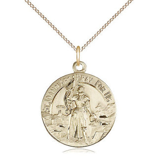 14kt Gold Saint Joan of Arc Medal