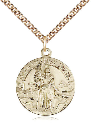 14kt Gold Saint Joan of Arc Medal