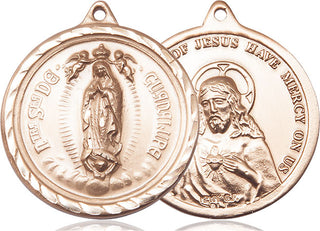 14kt Gold Our Lady of Guadalupe Medal