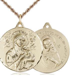 14kt Gold Our Lady of Perpetual Help Medal