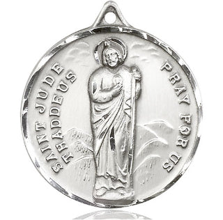 Sterling Silver Saint Jude Medal Catholic Jewelry