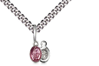 Sterling Silver Miraculous Medal Religious and Catholic Jewelry