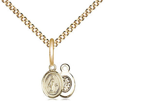 14kt Gold Filled Miraculous Medal Religious and Catholic Jewelry