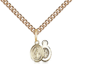 14kt Gold Miraculous Medal