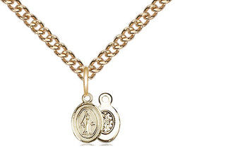 14kt Gold Miraculous Medal