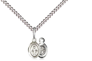 Sterling Silver Miraculous Medal Religious and Catholic Jewelry