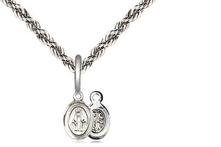 Sterling Silver Miraculous Medal Religious and Catholic Jewelry