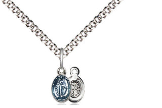 Sterling Silver Miraculous Medal Religious and Catholic Jewelry