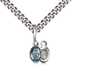 Sterling Silver Miraculous Medal Religious and Catholic Jewelry
