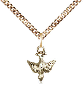 14kt Gold Holy Spirit Medal