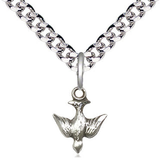 Pewter Holy Spirit Medal Religious and Catholic Jewelry