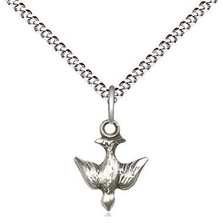 Sterling Silver Holy Spirit Medal Religious and Catholic Jewelry