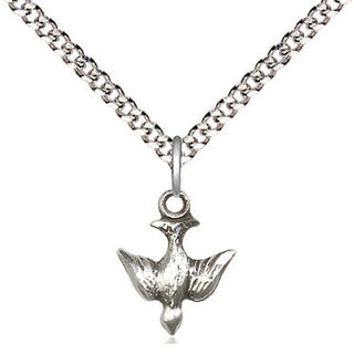 Sterling Silver Holy Spirit Medal Religious and Catholic Jewelry