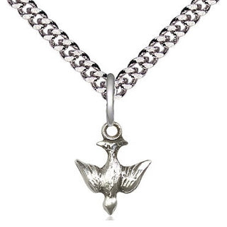 Sterling Silver Holy Spirit Medal Religious and Catholic Jewelry
