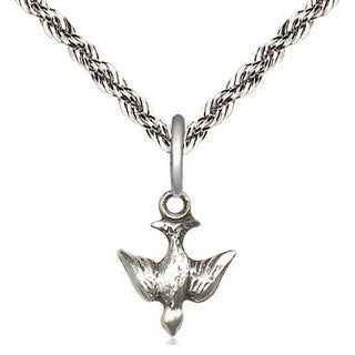 Sterling Silver Holy Spirit Medal Religious and Catholic Jewelry