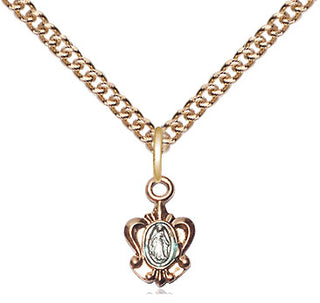 14kt Gold Miraculous Medal