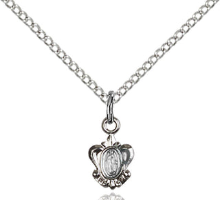 Sterling Silver Miraculous Medal Religious and Catholic Jewelry