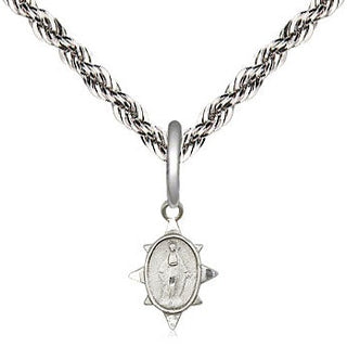 Sterling Silver Miraculous Medal Religious and Catholic Jewelry