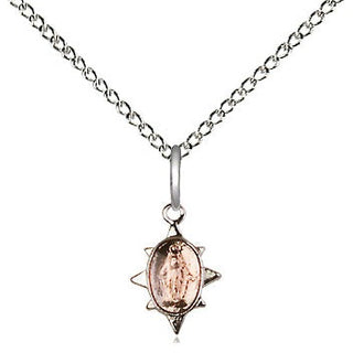 Sterling Silver Miraculous Medal Religious and Catholic Jewelry