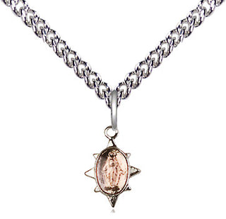 Sterling Silver Miraculous Medal Religious and Catholic Jewelry